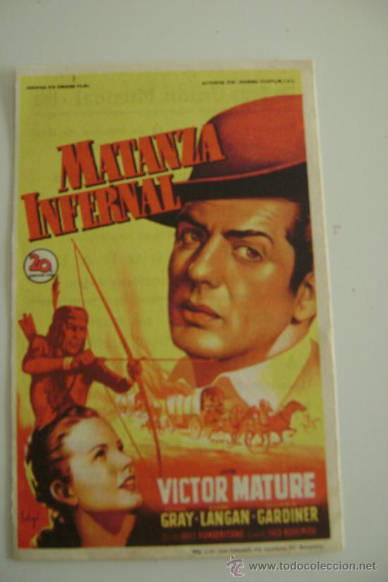 Cine: MATANZA INFERNAL            F188 - Foto 1
