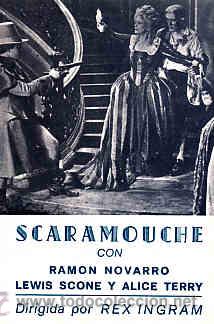 Cine: PROGRAMA DE CINE (ES FACSIMIL) SCARAMOUCHE - Foto 1