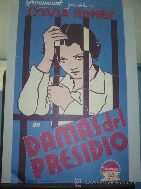 Cine: PROGRAMA DE CINE (ES FACSIMIL) DAMAS DEL PRESIDIO - Foto 1