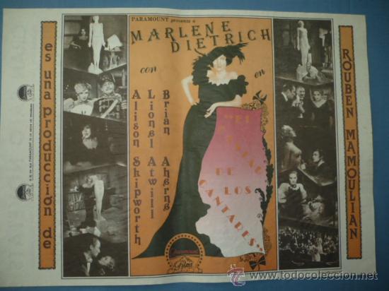 Cine: PROGRAMA DE CINE (ES FACSIMIL) EL CANTAR DE LOS CANTARES - Foto 1
