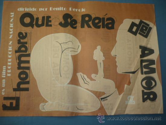 Cine: PROGRAMA DE CINE (ES FACSIMIL) EL HOMBRE QUE SE REIA DEL AMOR - Foto 1