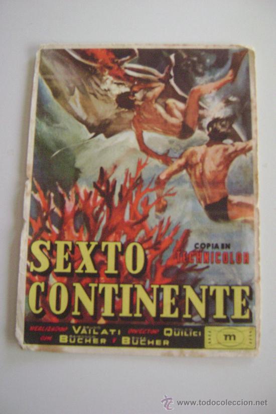 Cine: SEXTO CONTINENTE        F353 - Foto 1