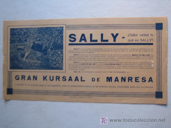 Cine: Folleto de mano local - Sally - Foto 1