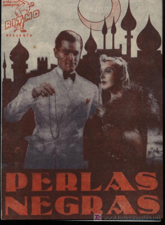 Cine: Perlas Negras.Sencillo de Ritmo. Cine al dorso. - Foto 1
