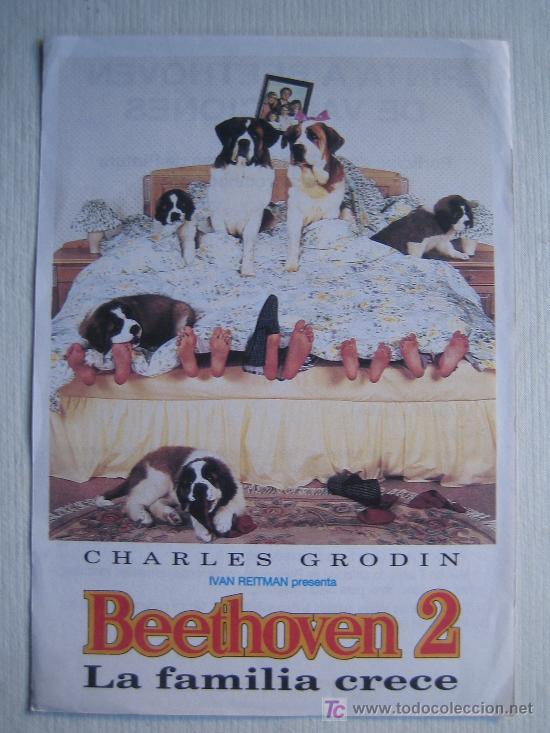 Cine: Beethoven 2 - Folleto de mano del estreno - Foto 1