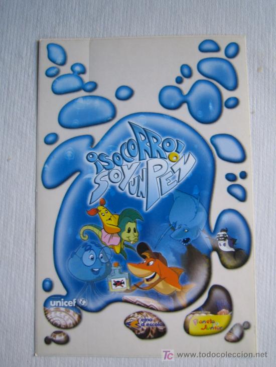 Cinema: Socorro soy un pez - Folleto de mano adhesivo del estreno