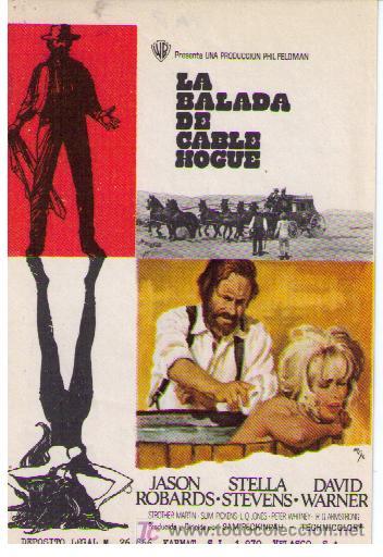 Cine: La balada de CAble Hogue. Sencillo de WB.     &iexcl;IMPECABLE! - Foto 1