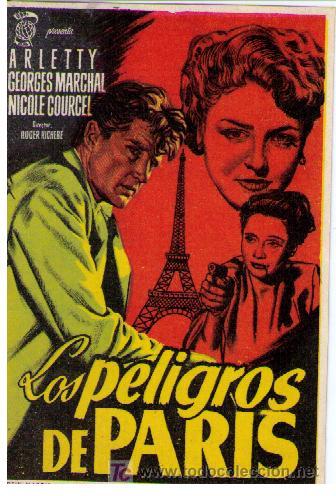 Cine: los peligros de Par&iacute;s. con Georges Marchal. &iexcl;IMPECABLE! - Foto 1