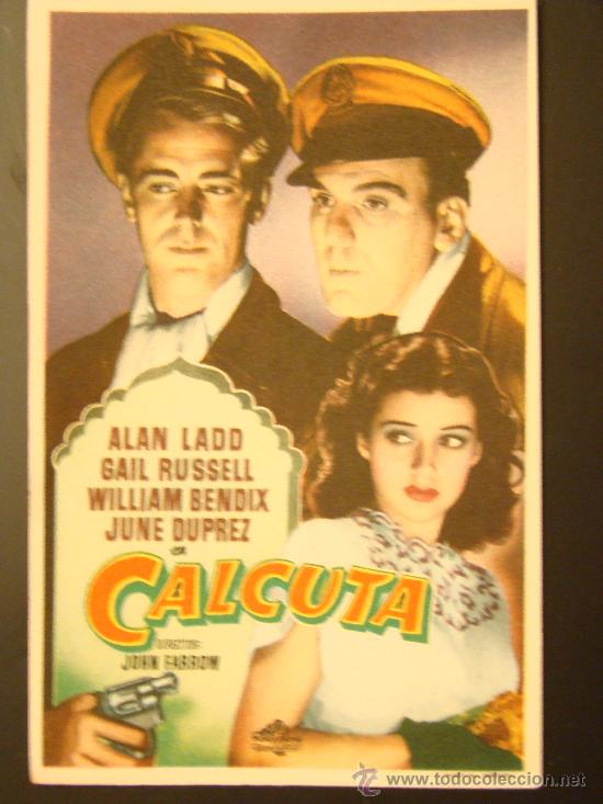 Cine: CALCUTA CON ALAN LADD  SIN PUBLICIDAD  IMPECABLE - Foto 1