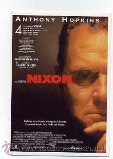 Kino: NIXON, con Anthony Hopkins.. POSTAL.