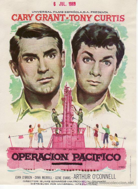 Cine: CARY GRANT & TONY CURTIS EN OPERACION PACIFICO. MAS ARTICULOS DE COLECCION EN RASTRILLOPORTOBELLO