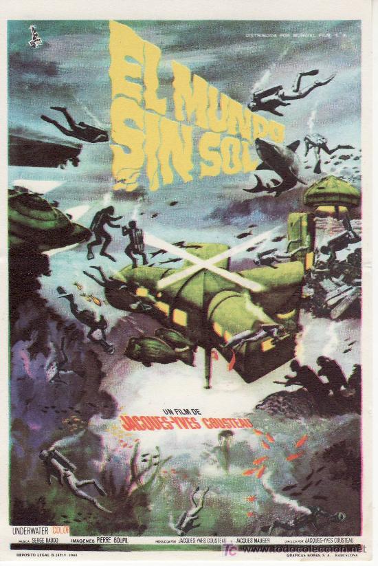 Cine: EL MUNDO SIN SOL. A&Ntilde;O 1966-PROGRAMA DE CINE -COLECCIONALOS! - Foto 1