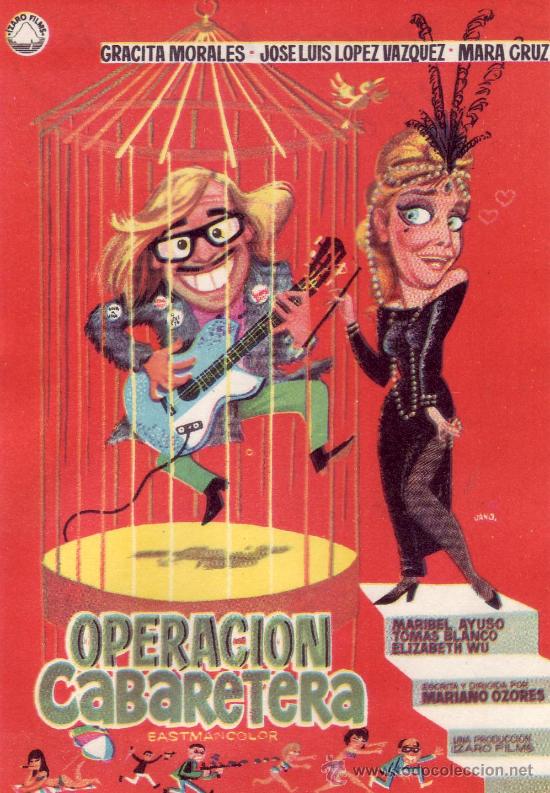 Cine: OPERACION CABARETERA. PROGRAMA DE CINE -COLECCIONALOS! - Foto 1