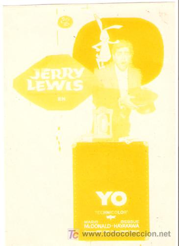 Cine: TU KIMI Y YO PROGRAMA SENCILLO PARAMOUNT JERRY LEWIS A - Foto 1