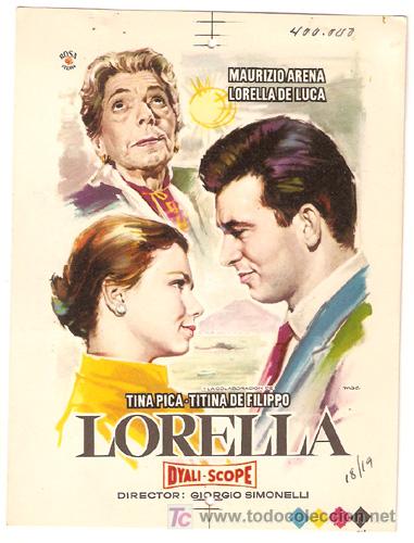 Cine: LORELLA PROGRAMA SENCILLO ROSA MAURIZIO ARENA LORELLA DE LUCA E - Foto 1