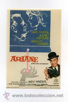 Cine: ARIANE, por Gary Cooper.