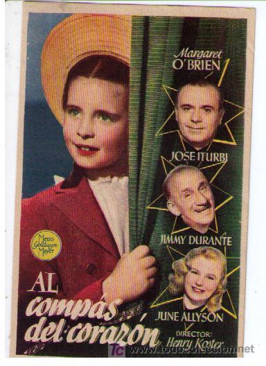 Cine: Al comp&aacute;s del coraz&oacute;n. Sencillo de MGM. - Foto 1