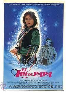  Flyers Publicitaires de films Anciens: EL LIO DE PAPA, con Eva Cobo. POSTAL.