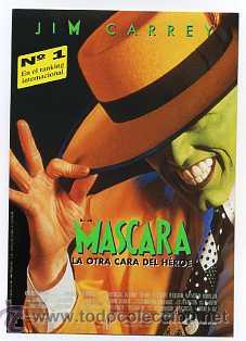 Cine: LA MASCARA, con Jim Carrey. POSTAL - Foto 1