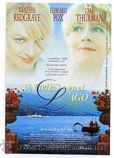 Cine: UN MES EN EL LAGO, con Uma Thurman. PROGRAMA- POSTAL. - Foto 1
