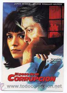Cine: EL PESO DE LA CORRUPCION, con James Spader. POSTAL - Foto 1