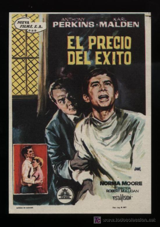 Cine: El precio del &eacute;xito. Sencillo de Cifesa. - Foto 1
