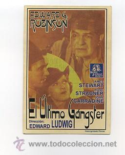 Cine: EL ULTIMO GANGSTER, con James Stewart.