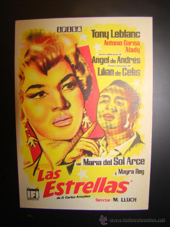 Cine: PROGRAMA. LAS ESTRELLAS, TONY LEBLANC, LILIAN DE CELIS, SIN PUBLICIDAD PERO IMPECABLE - Foto 1