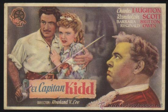 Cine: Q-08569- Capitan Kidd (Captain Kidd) Charles Laughton - Randolph Scott - Barbara Britton