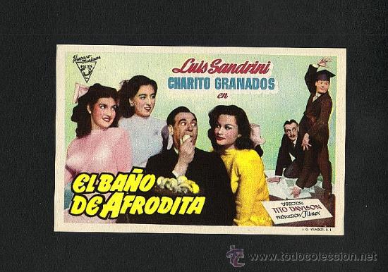 Cine: EL BA&Ntilde;O DE AFRODITA (Luis Sandrini) - Foto 1