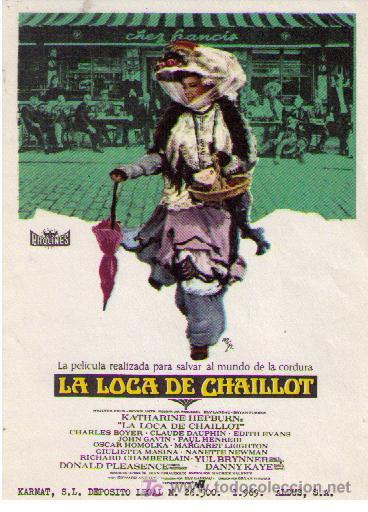 Cine: La loca de Chaillot. Sencillo de Procines. - Foto 1