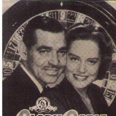 Cine: ¡HAGAN JUEGO! DOBLE DE MGM. GRAN TEATRO, 1952.. Lote 19274117