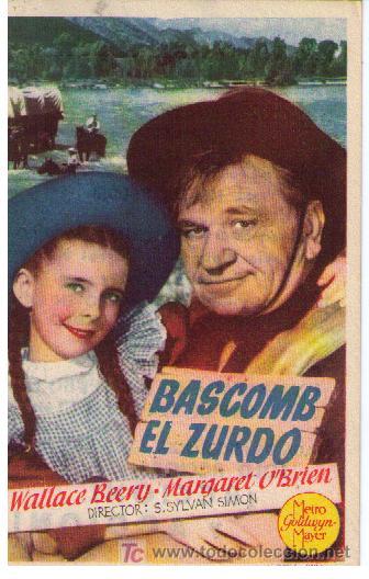 Cine: Bascomb el Zurdo. Sencillo de MGM. Capitolio-Metropoli.  &iexcl;IMPECABLE! - Foto 1