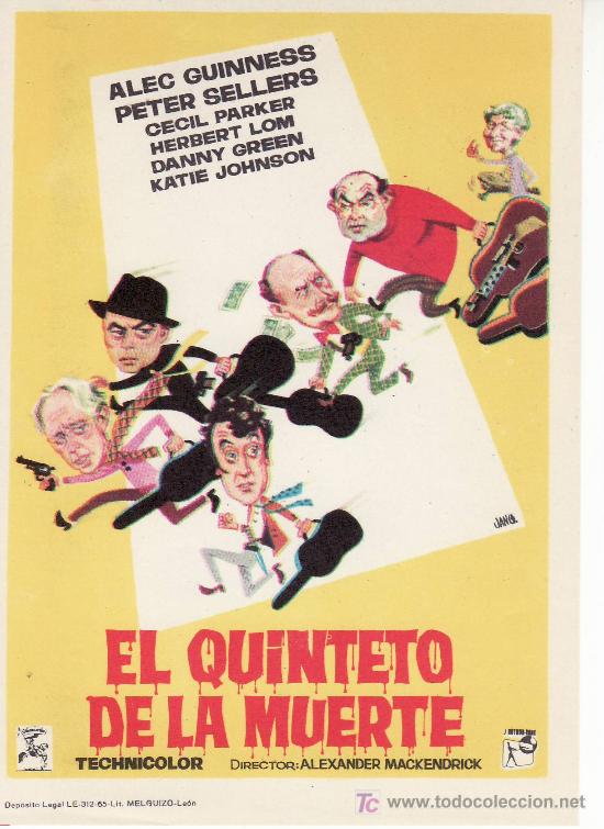 Cinema: EL QUINTETO DE LA MUERTE-COLECCIONISMO EN GENERAL-RASTRILLOPORTOBELLO