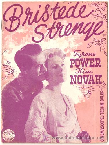 Cine: EDDY DUCHIN PROGRAMA LIBRITO DANES TYRONE POWER KIM NOVAK - Foto 1