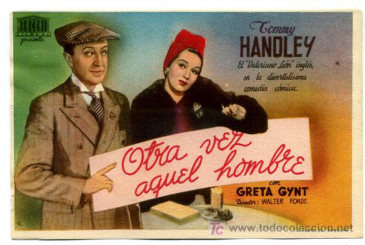  Flyers Publicitaires de films Anciens: OTRA VEZ AQUEL HOMBRE , SENCILLO , PMD 445