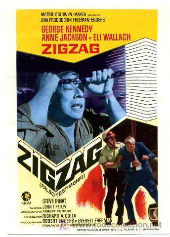  Flyers Publicitaires de films Anciens: ZIG ZAG , SENCILLO , PMD 452