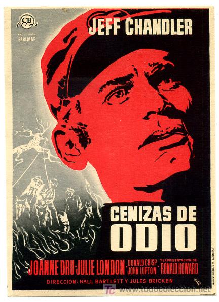 Cine: CENIZAS DE ODIO , SENCILLO , PMD 471 - Foto 1