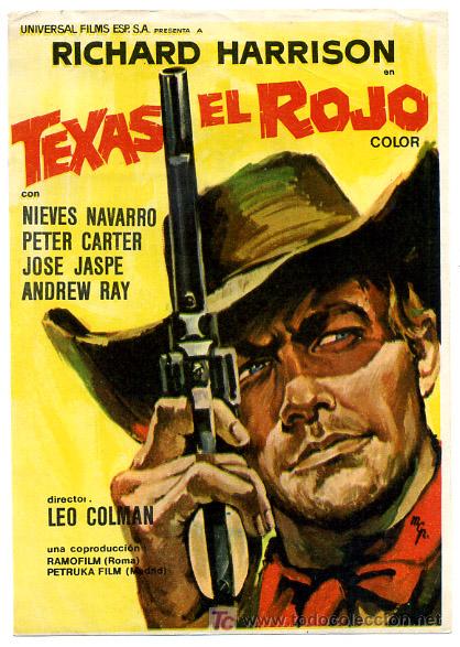 Cine: TEXAS EL ROJO , SENCILLO , PMD 478 - Foto 1
