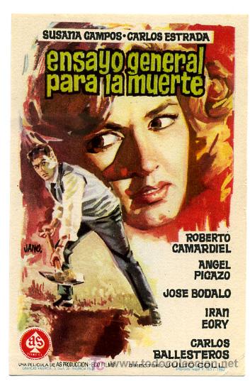 Cine: ENSAYO GENERAL PARA LA MUERTE , SENCILLO , PMD 511 - Foto 1