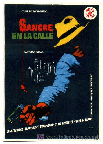 Cine: SANGRE EN LA CALLE , SENCILLO , PMD 515 - Foto 1