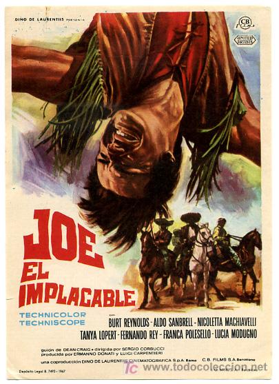 Cine: JOE EL IMPLACABLE , SENCILLO , PMD 519 - Foto 1