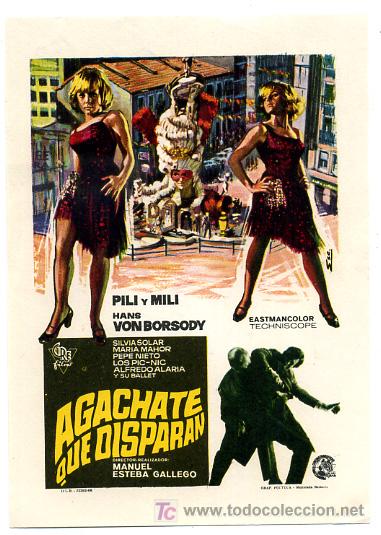 Cine: AGACHATE QUE DISPARAN , SENCILLO , PMD 536 - Foto 1