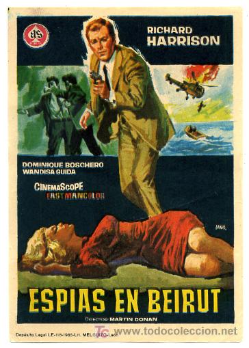 Cine: ESPIAS EN BEIRUT , SENCILLO , PMD 542 - Foto 1