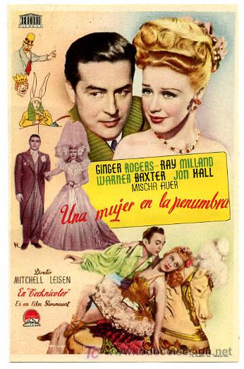 Cine: UNA MUJER EN LA PENUMBRA , SENCILLO , PMD 577 - Foto 1