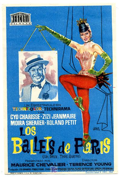 Cine: LOS BALLETS DE PARIS , SENCILLO , PMD 598 - Foto 1