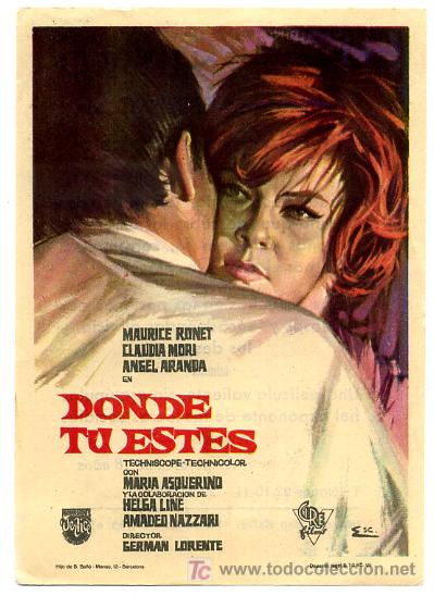 Cine: DONDE TU ESTES , SENCILLO , PMD 605 - Foto 1