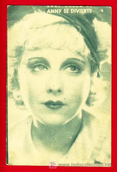 Foglietti di film di film antichi di cinema: ANNY SE DIVIERTE, TARJETA , SENCILLO , S1516