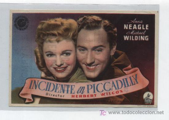 Cine: Incidente en Picadilly. Sencillo de Excelsa. Cine Ayamonte. &iexcl;IMPECABLE! - Foto 1