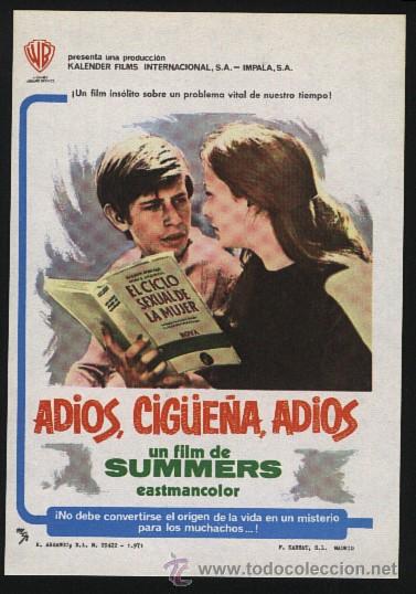 Cine: Q-00985- ADIOS, CIG&Uuml;E&Ntilde;A, ADIOS (Mar&iacute;a Isabel &Aacute;lvarez - Francisco Villa - Mercedes Boque)